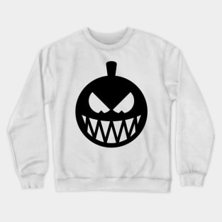 Halloween Pumpkin (Jack O’Lantern / Emoticon / 1C) Crewneck Sweatshirt